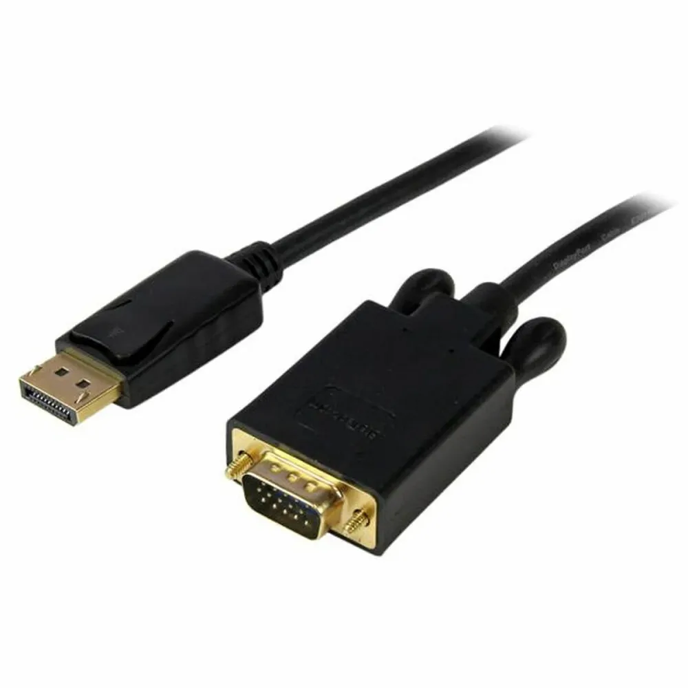 Adaptor DisplayPort la VGA Startech DP2VGAMM6B (1,8 m) Negru 1.8 m