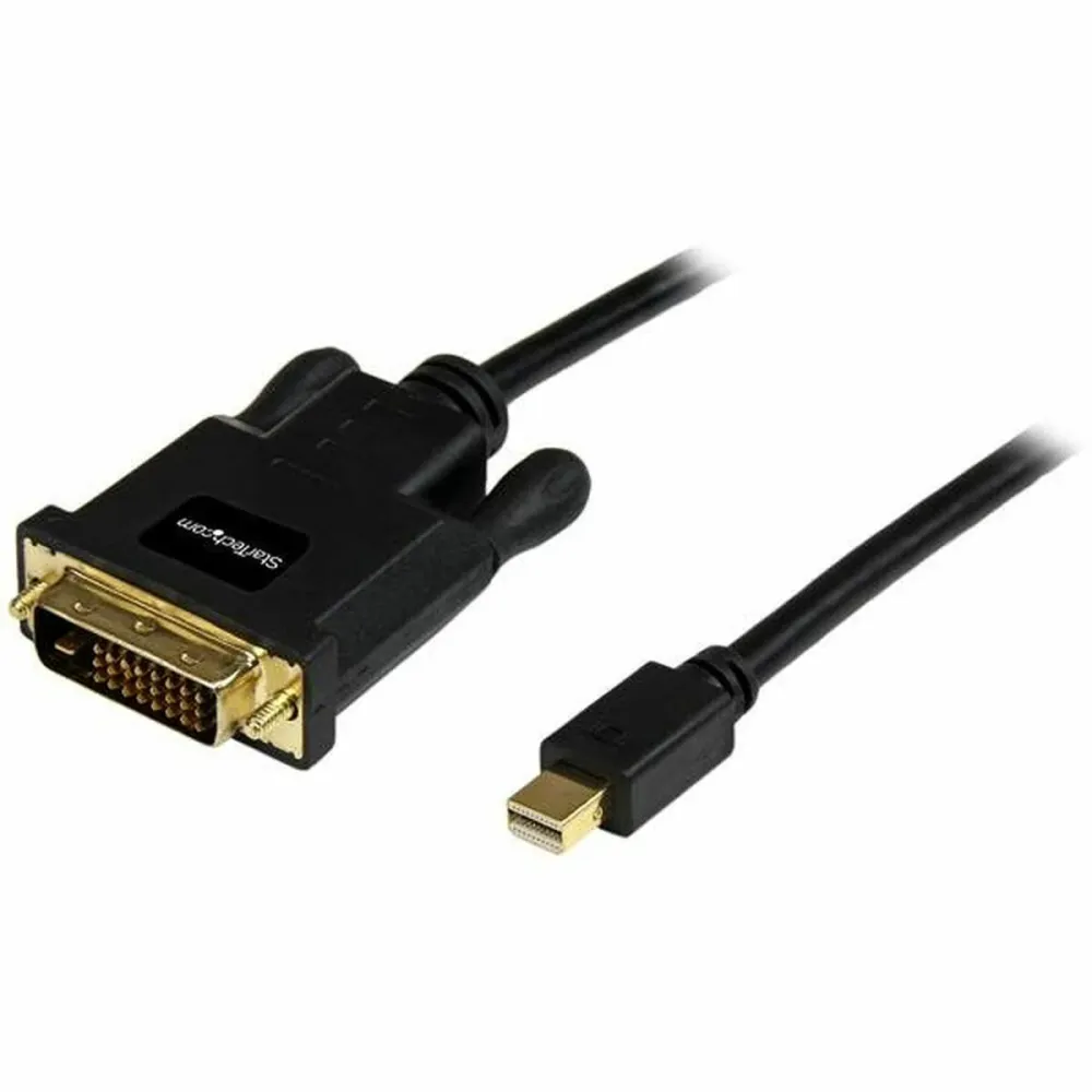 Adaptor Mini DisplayPort la DVI Startech MDP2DVIMM6B (1,8 m) Negru 1.8 m