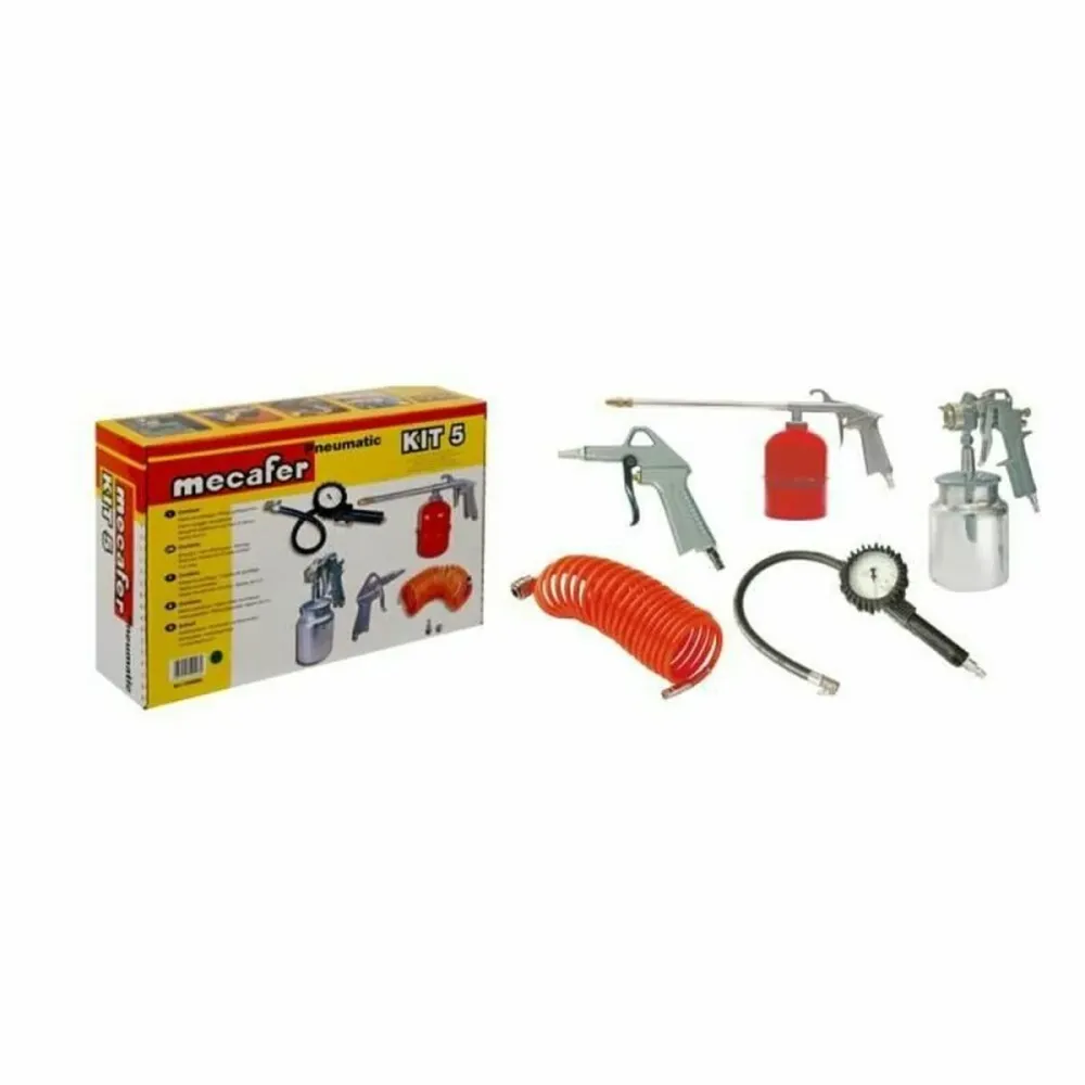 Air compressor accessory kit MECAFER 5 Piese