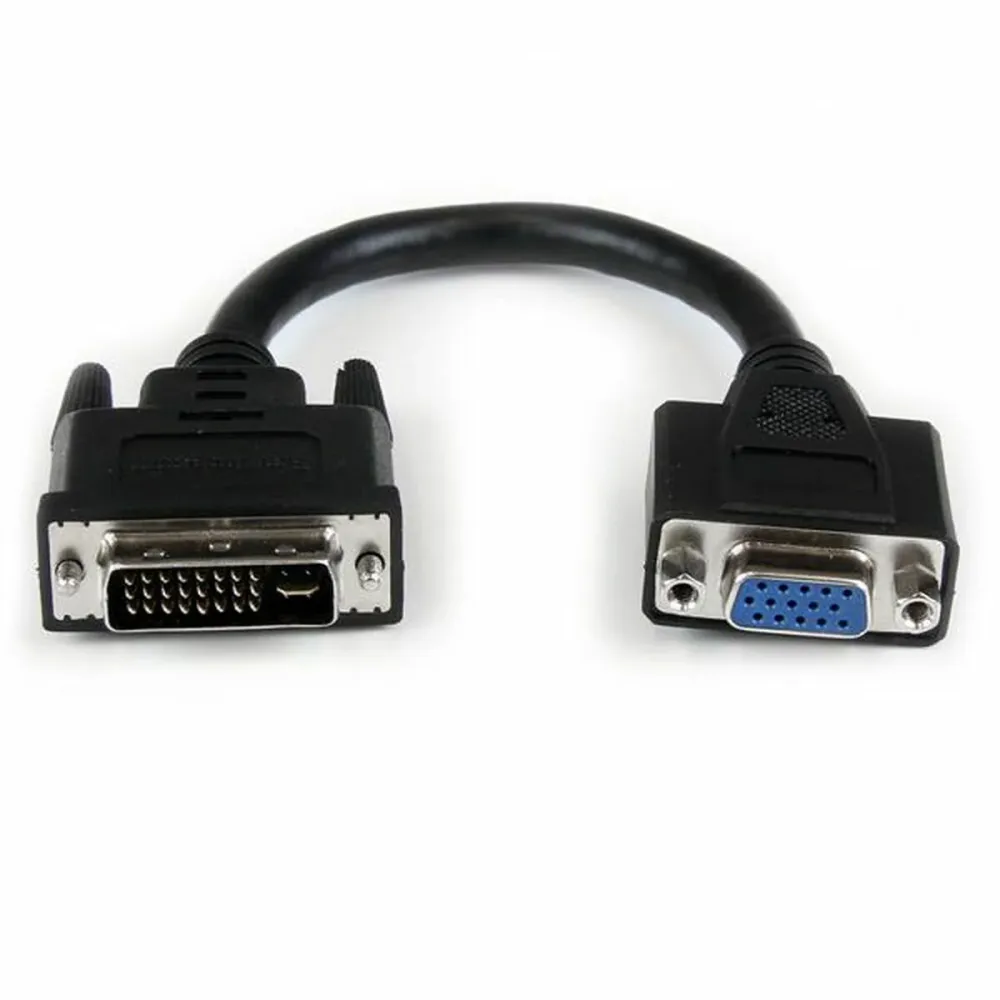 Cablu DVI-I la VGA Startech DVIVGAMF8IN Negru 0,2 m