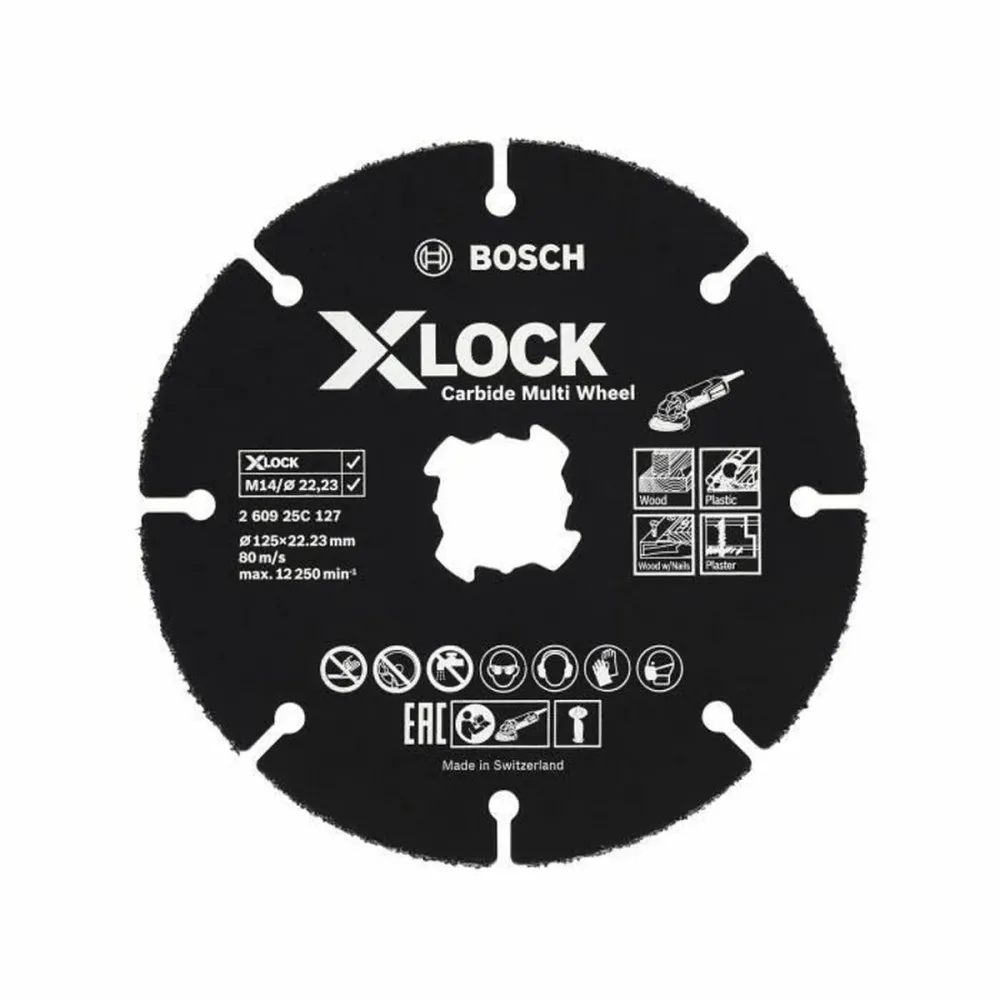 Disc de tăiere BOSCH X-Lock carbură Ø 125 mm