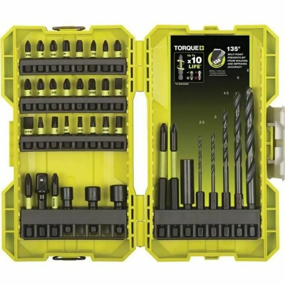 Drill bits and tits set Ryobi Special Impact 38 Piese Hex Pozidriv pH HSS