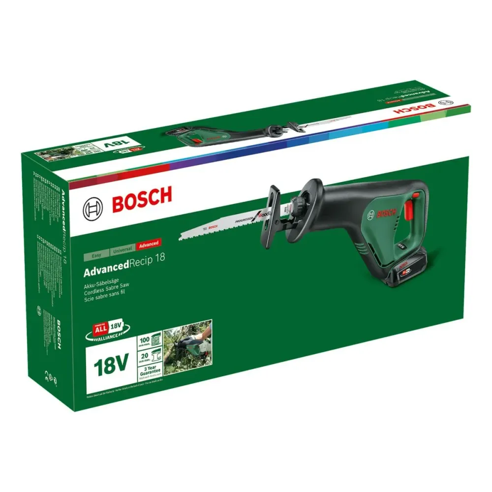 Drujbă BOSCH AdvancedRecip 18