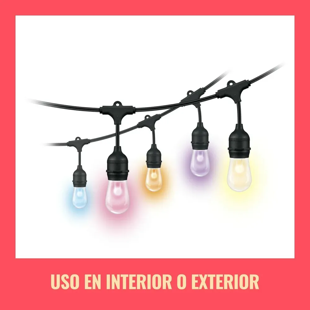 Ghirlandă de lumini LED Wiz Multicolor 8 W