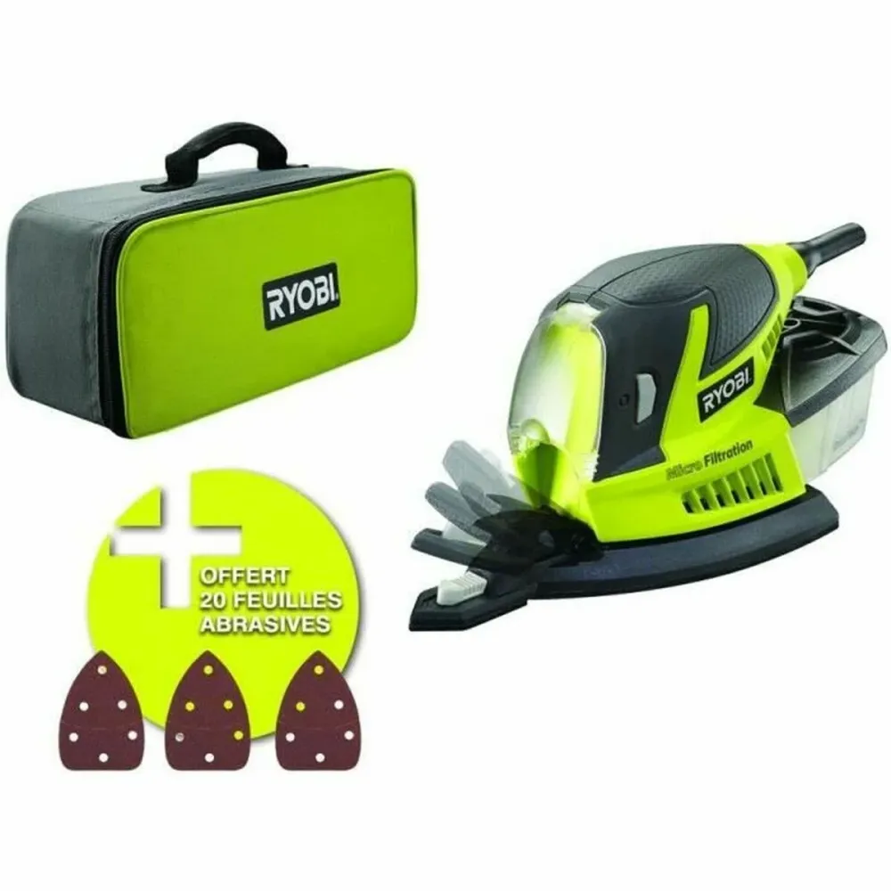 Șlefuitor orbital aleatoriu Ryobi Triunghiular 100 W