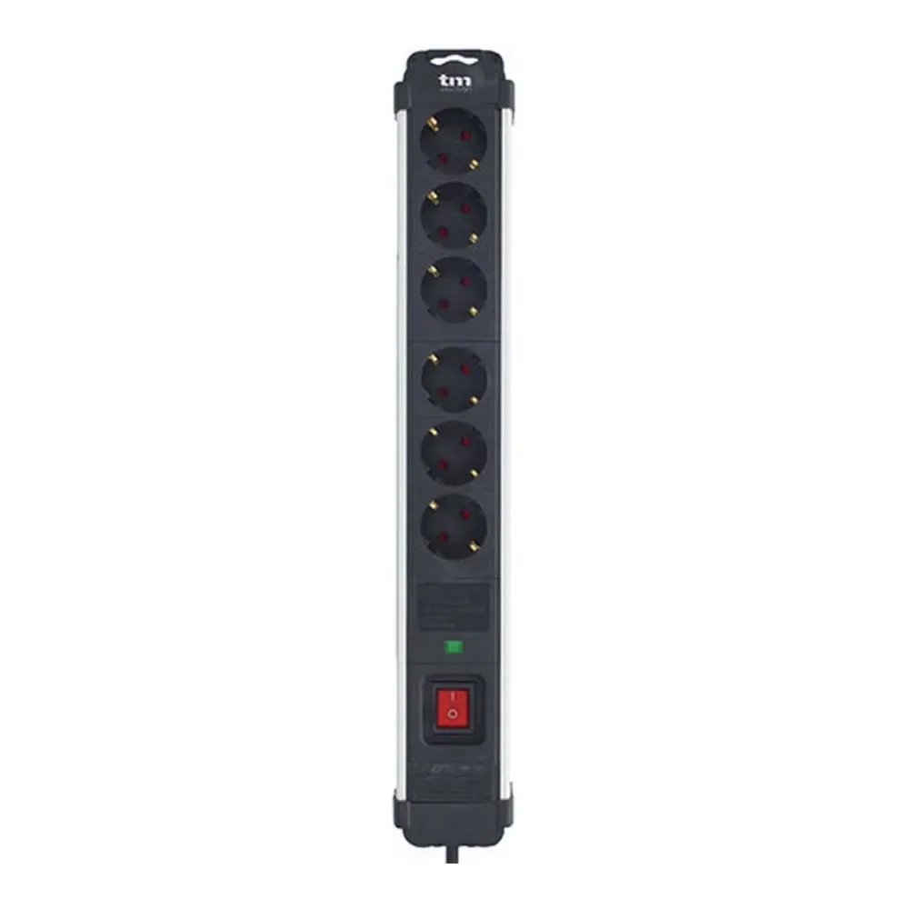 Placă de circuit Prize 6 Puncte de Conectare cu Întrerupător TM Electron 230 V