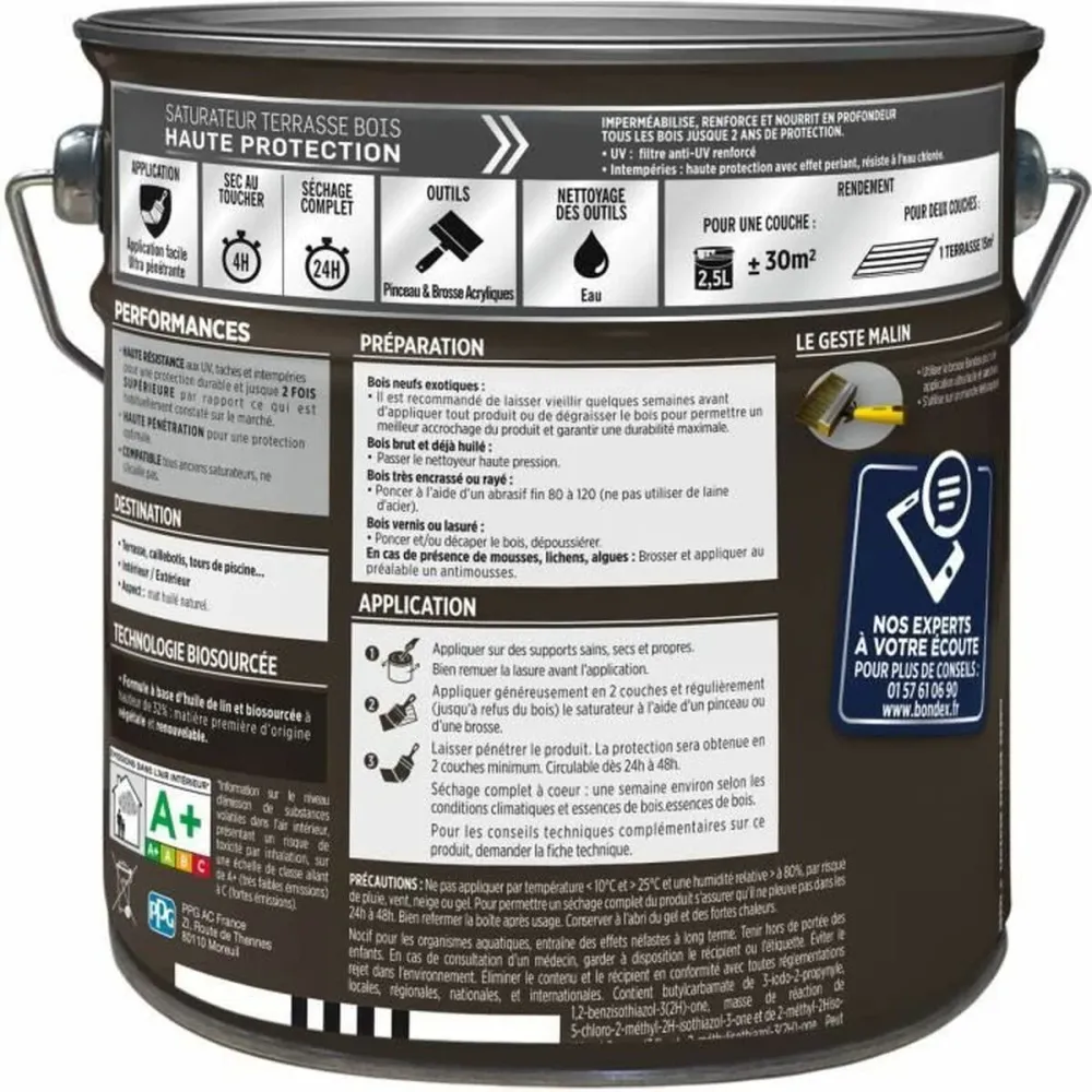 Protecție pentru suprafețe Bondex Finisaj mat Incolor 2,5 L