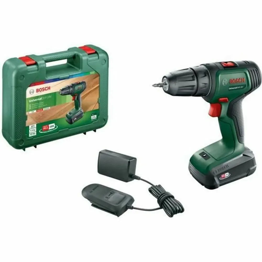 Set burghiu și accesorii BOSCH Universaldrill 18 Power 4All 18 V 40 Nm