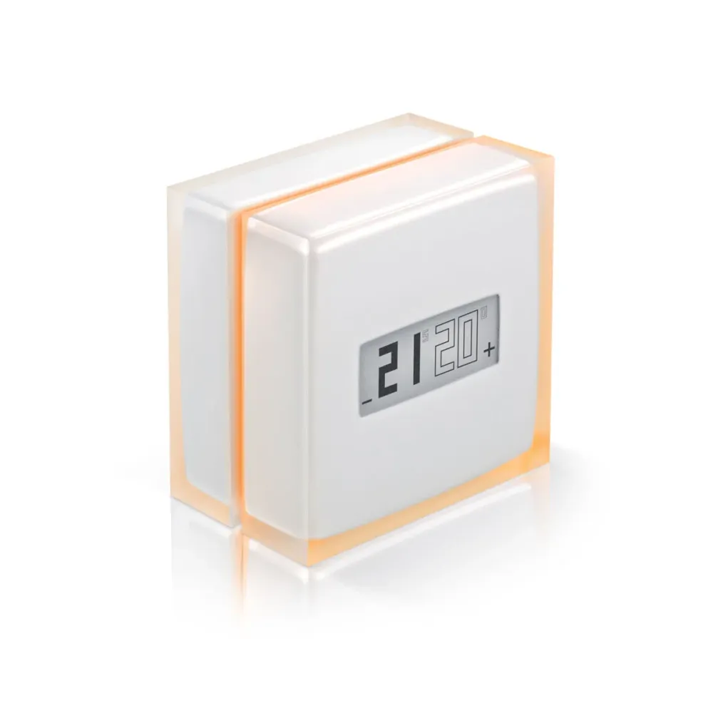 Termostat Netatmo NTH01-EN-EU Alb Translucidă