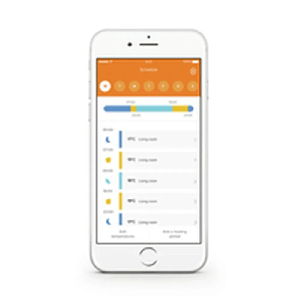 Termostat Netatmo NTH01-EN-EU Alb Translucidă