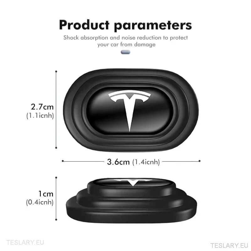 Tesla 3 y s x tampoane de amortizare sunetului cu logo - 12 pachet
