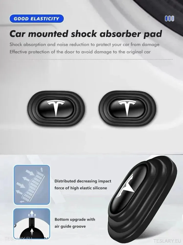 Tesla 3 y s x tampoane de amortizare sunetului cu logo - 12 pachet