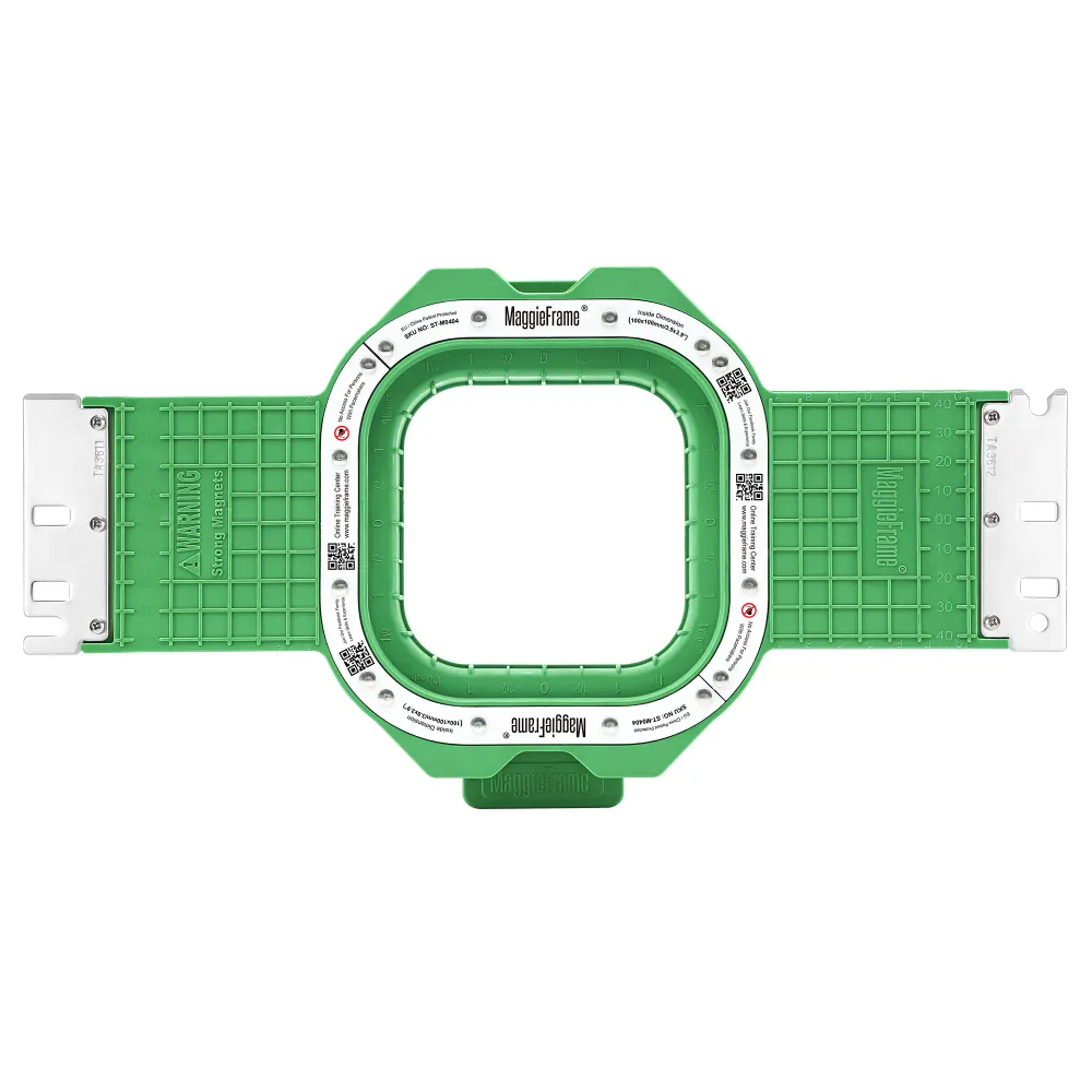 MaggieFrame cerc magnetic 3.9″ × 3.9″ (100 × 100 mm) pentru mașini de brodat Elna