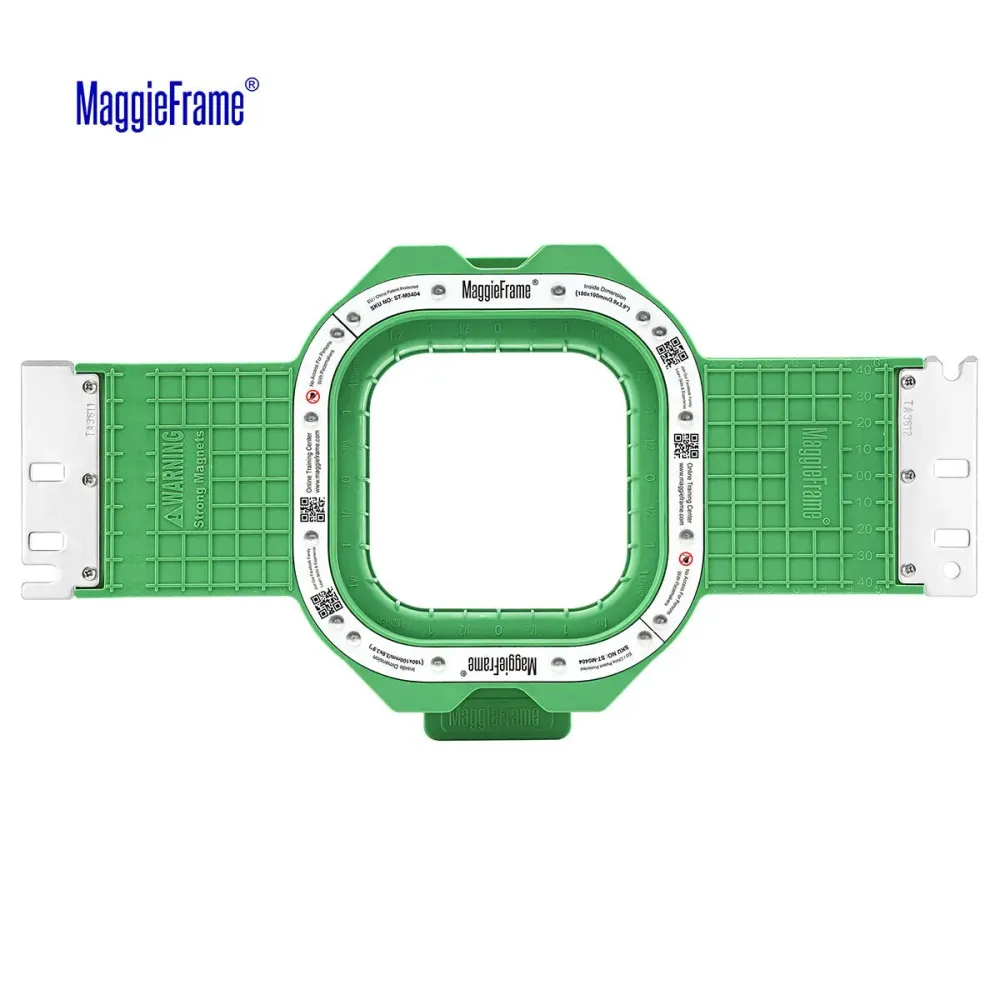 MaggieFrame cerc magnetic 3.9″ × 3.9″ (100 × 100 mm) pentru mașini de brodat Elna