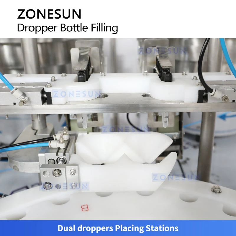 ZONESUN ZS-AFC27YT Automatic Liquid Dropper Bottle Essential Oil Filling Capping Machine