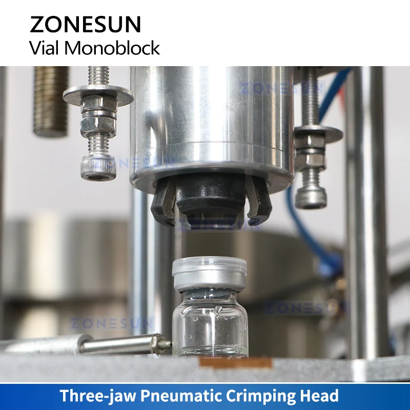ZONESUN ZS-AFC41 Automatic Vial Filling & Crimping Machine Pharma Packaging