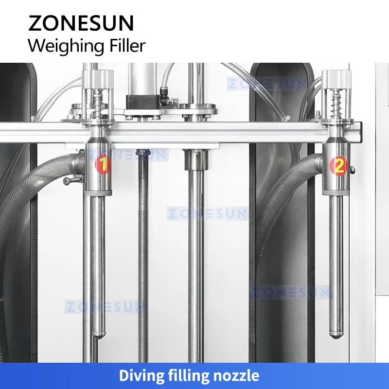 ZONESUN ZS-GTW2S Automatic Pail Bucket Filling Machine Weighing System