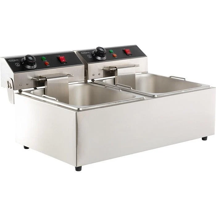 Friteuza electrica de banc 2X6 L, 2x3.3 kW, 230 V