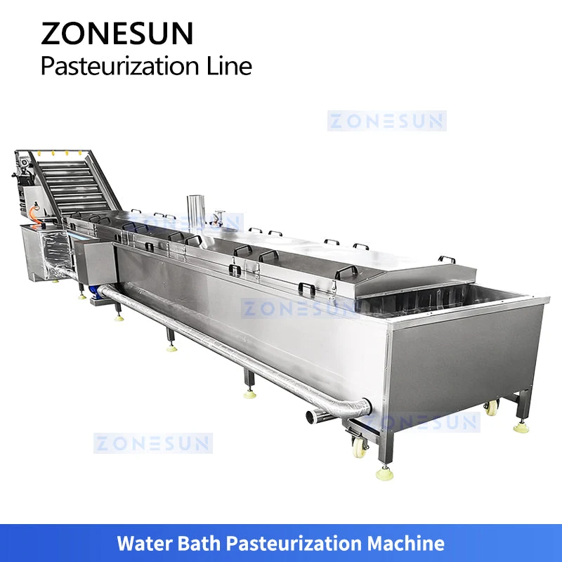 ZONESUN ZS-PM3 Spray Pasteurization Production Line Food and Beverage Pickle Product Processing