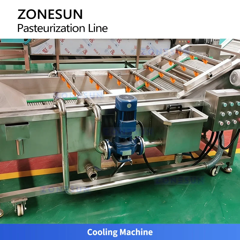ZONESUN ZS-PM3 Spray Pasteurization Production Line Food and Beverage Pickle Product Processing