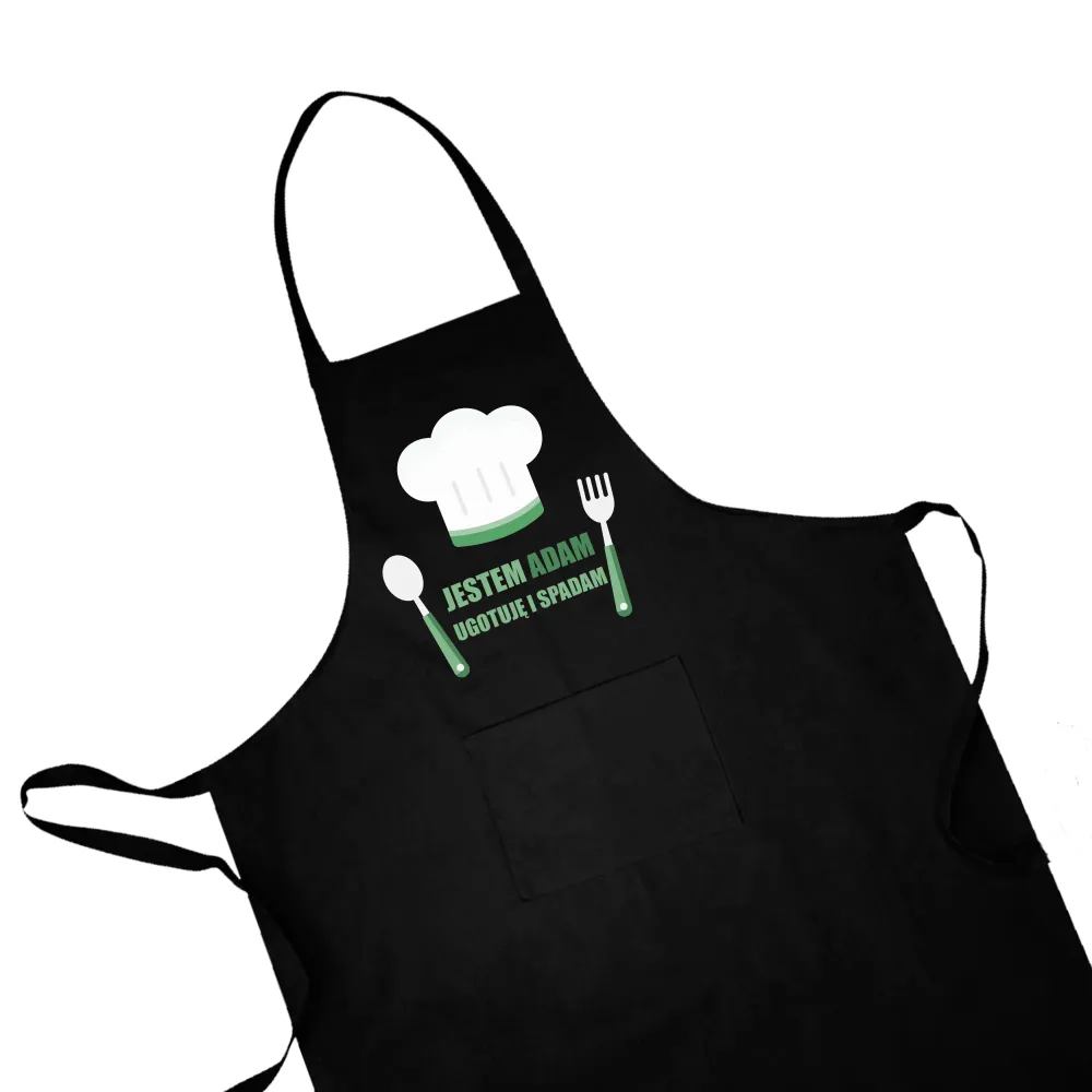 Șorț de bucătărie din bumbac I'M GOING TO COOK AND FALL+ NAME