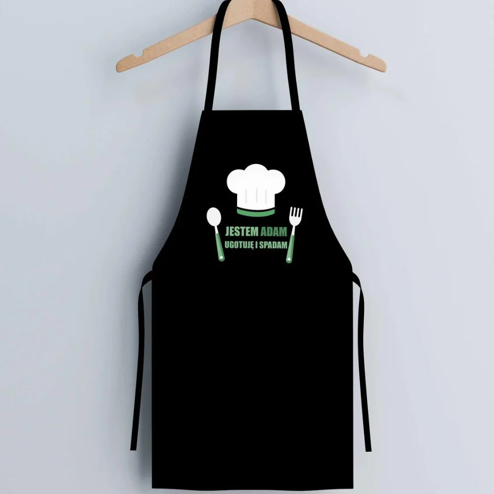 Șorț de bucătărie din bumbac I'M GOING TO COOK AND FALL+ NAME