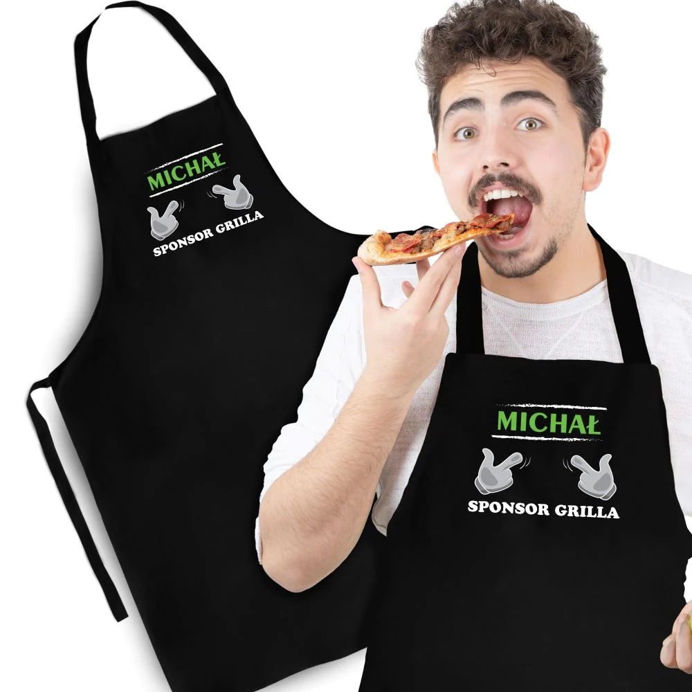 Șorț de bucătărie din bumbac GRILLA SPONSOR