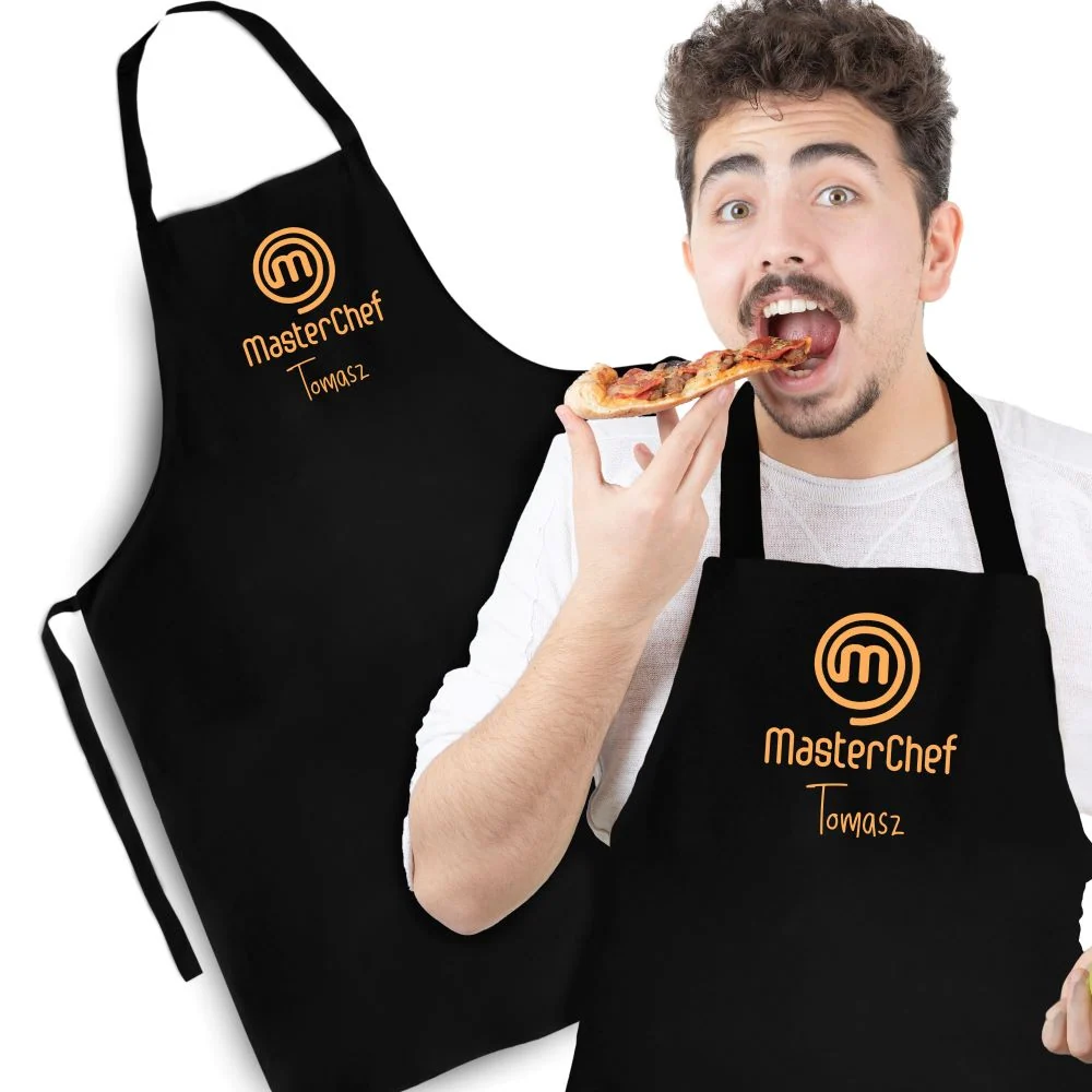 Șorț de bucătărie din bumbac MASTERCHEF +IMIĘ