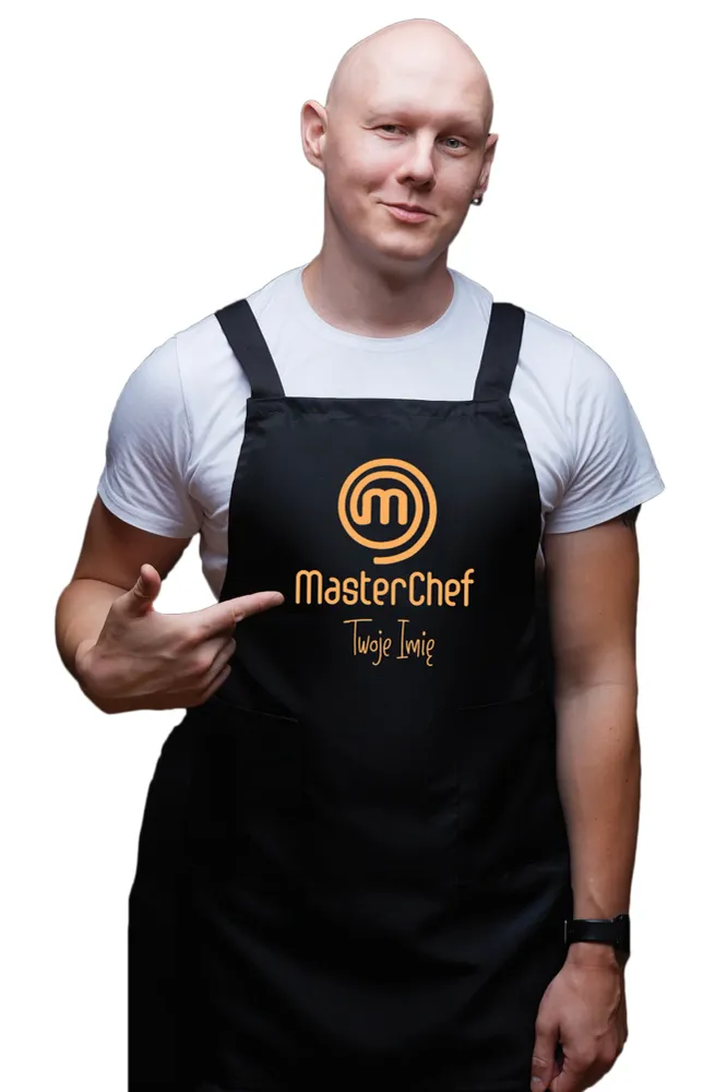 Șorț de bucătărie din bumbac MASTERCHEF +IMIĘ