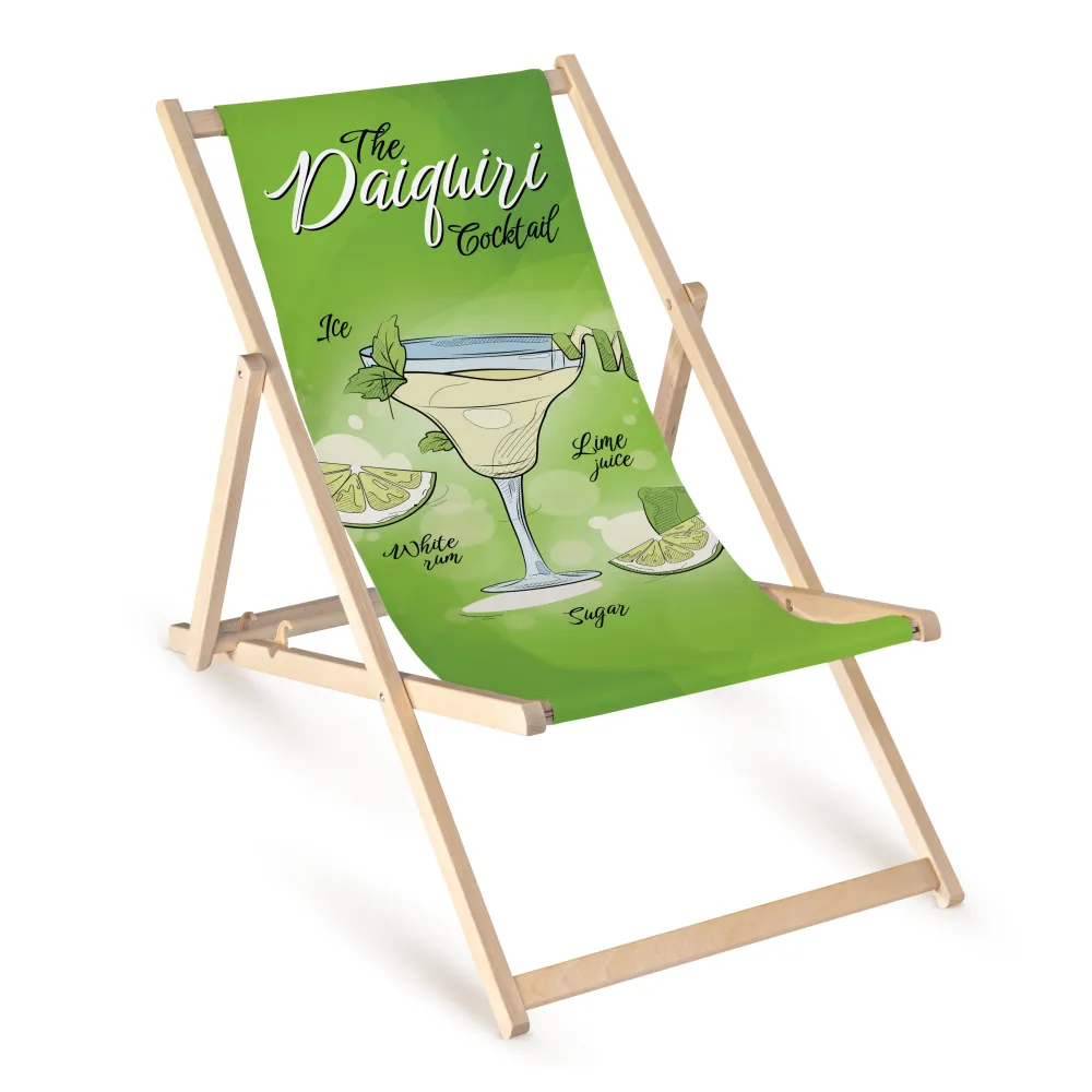 Daiquiri Cocktail Lounger din lemn