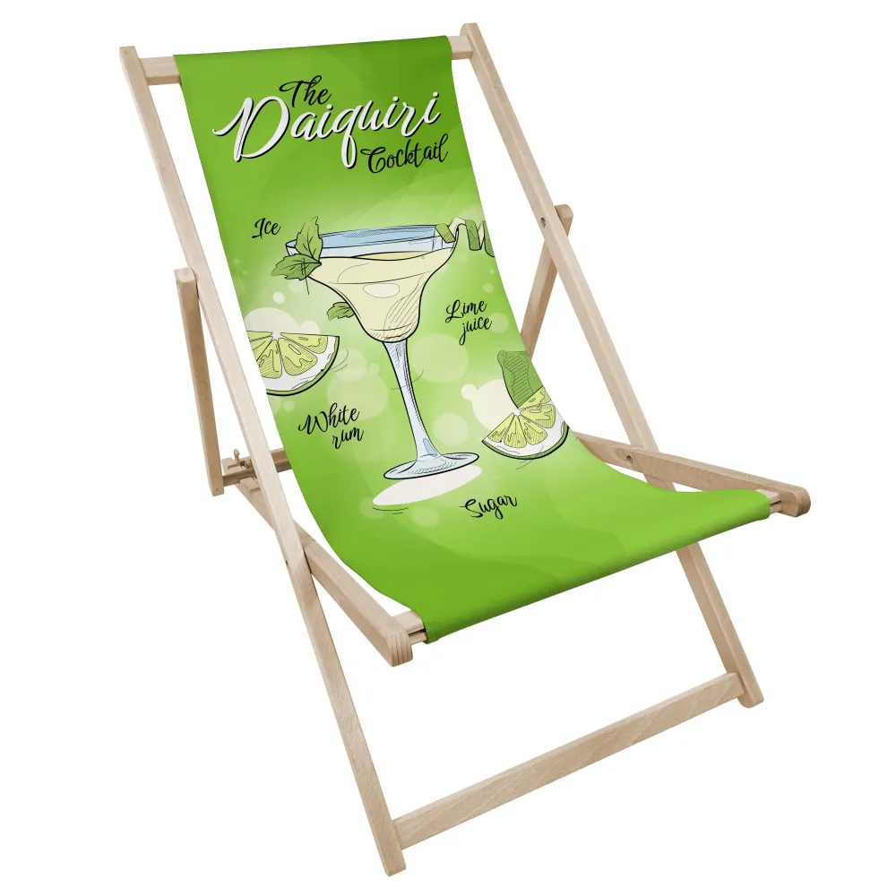 Daiquiri Cocktail Lounger din lemn