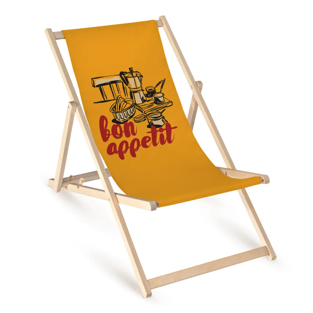 Șezlong din lemn BON APPETIT