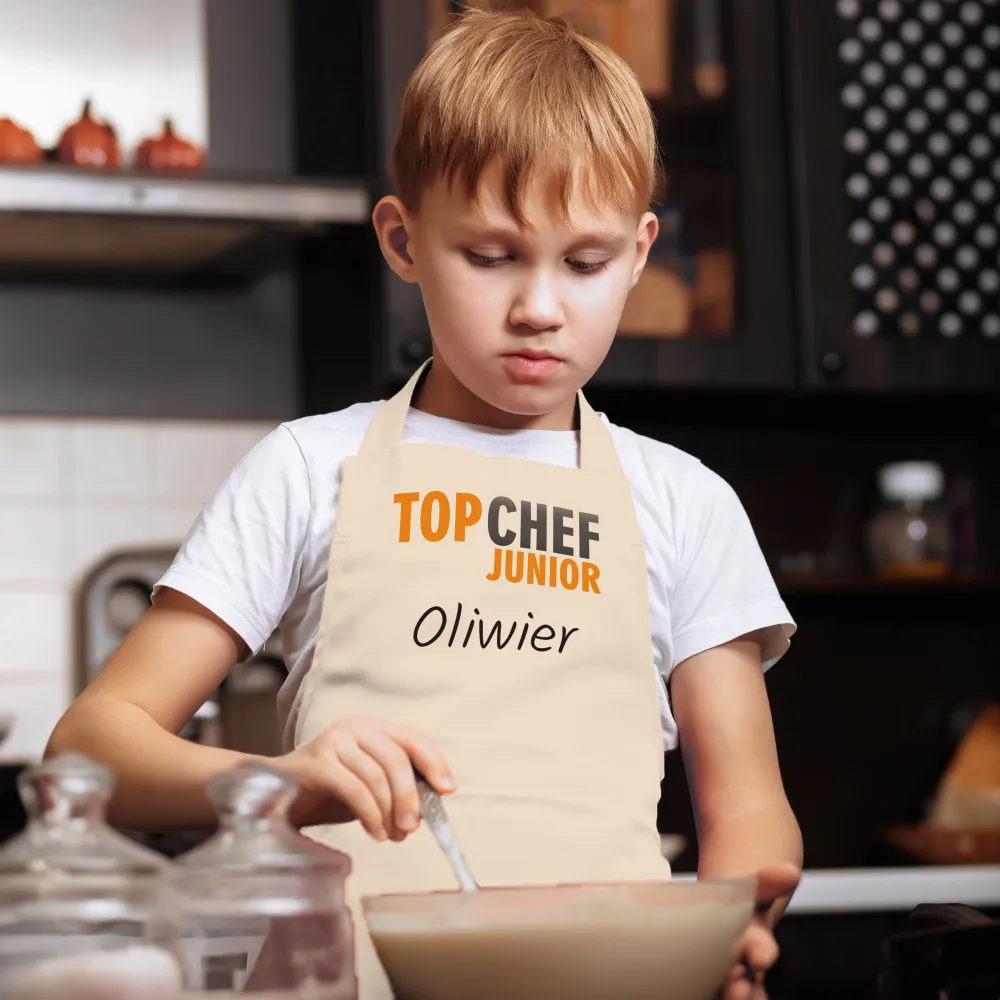 Șorț pentru copii TOP CHEF NAME
