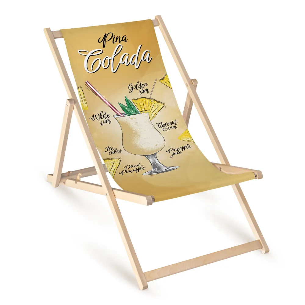 PINA COLADA șezlong din lemn