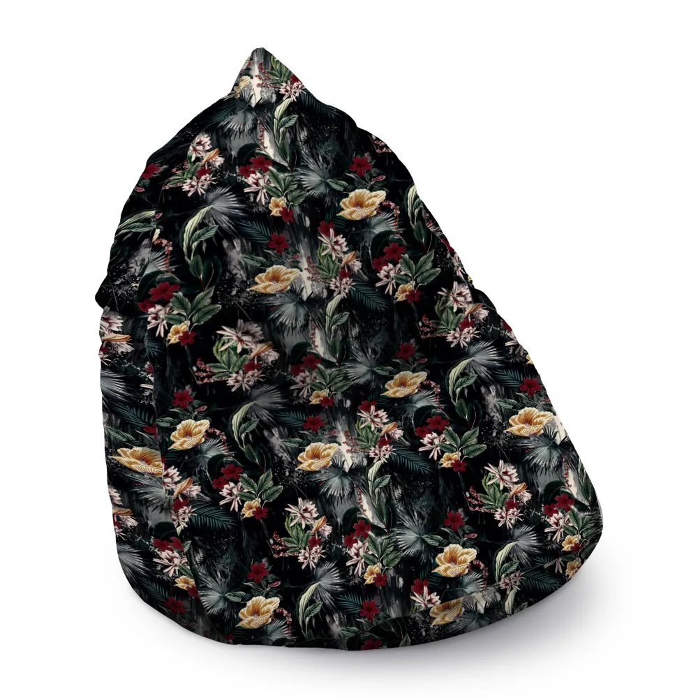 Sako pouffe - Geantă XXL 300L - DARK JUNGLE
