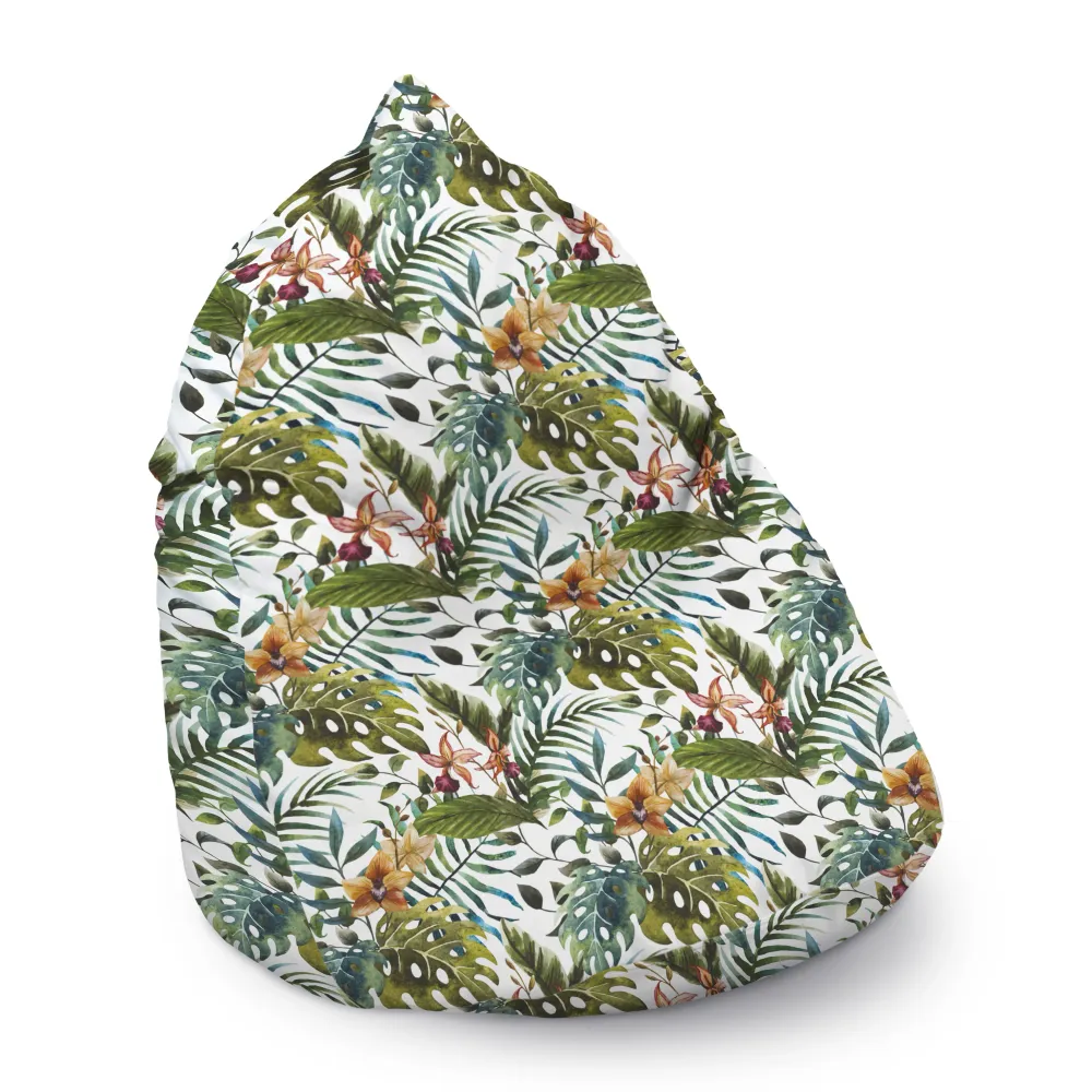 Sako pouffe - Geantă XXL 300L - Flori - 1