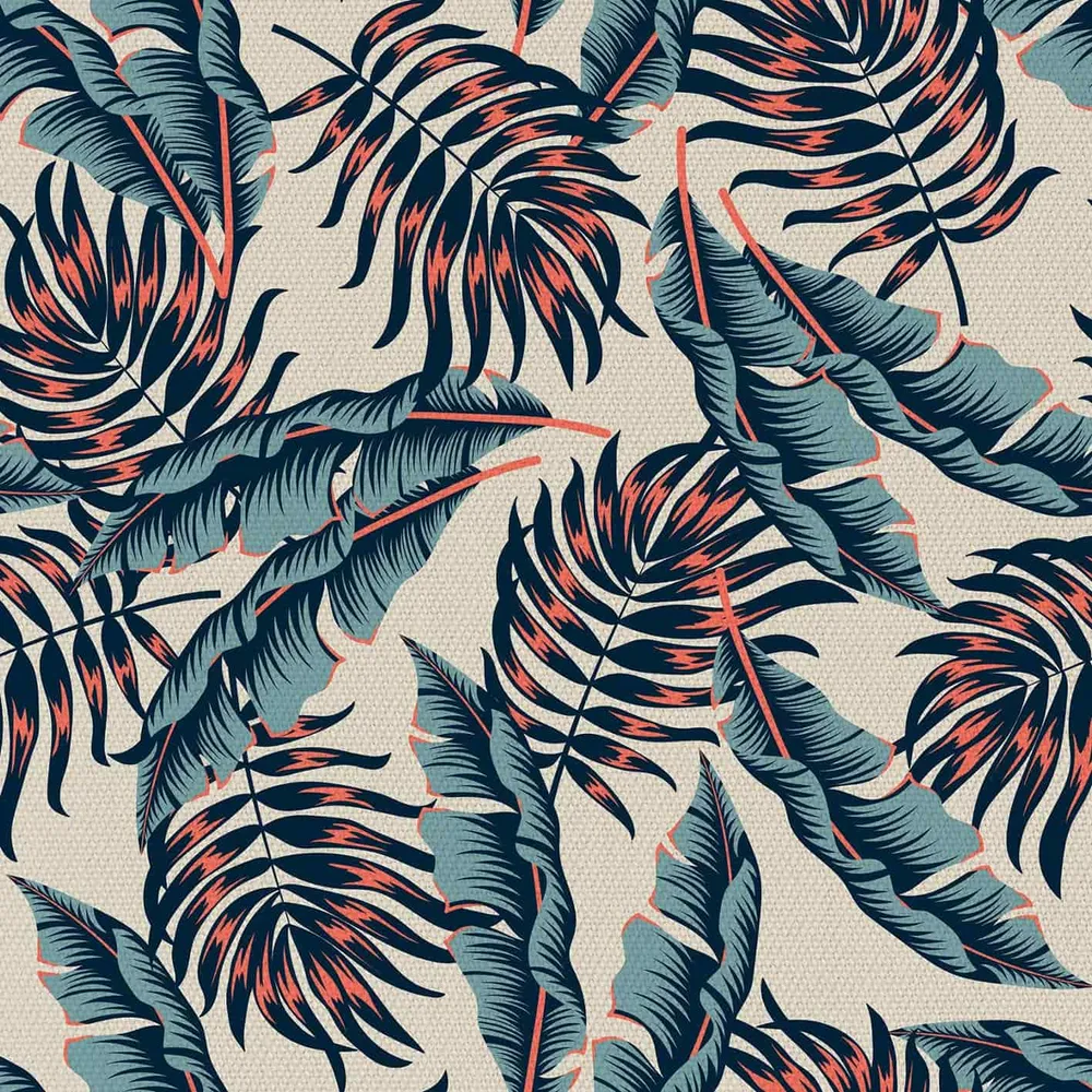 Sako pouffe - geantă XXL 300L - GRAPHIC LEAVES