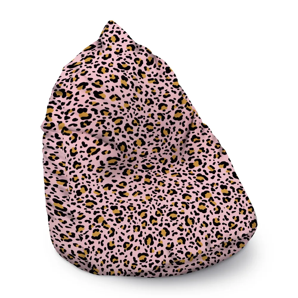 Sako pouffe - Geantă XXL 300L- LEOPARD RED