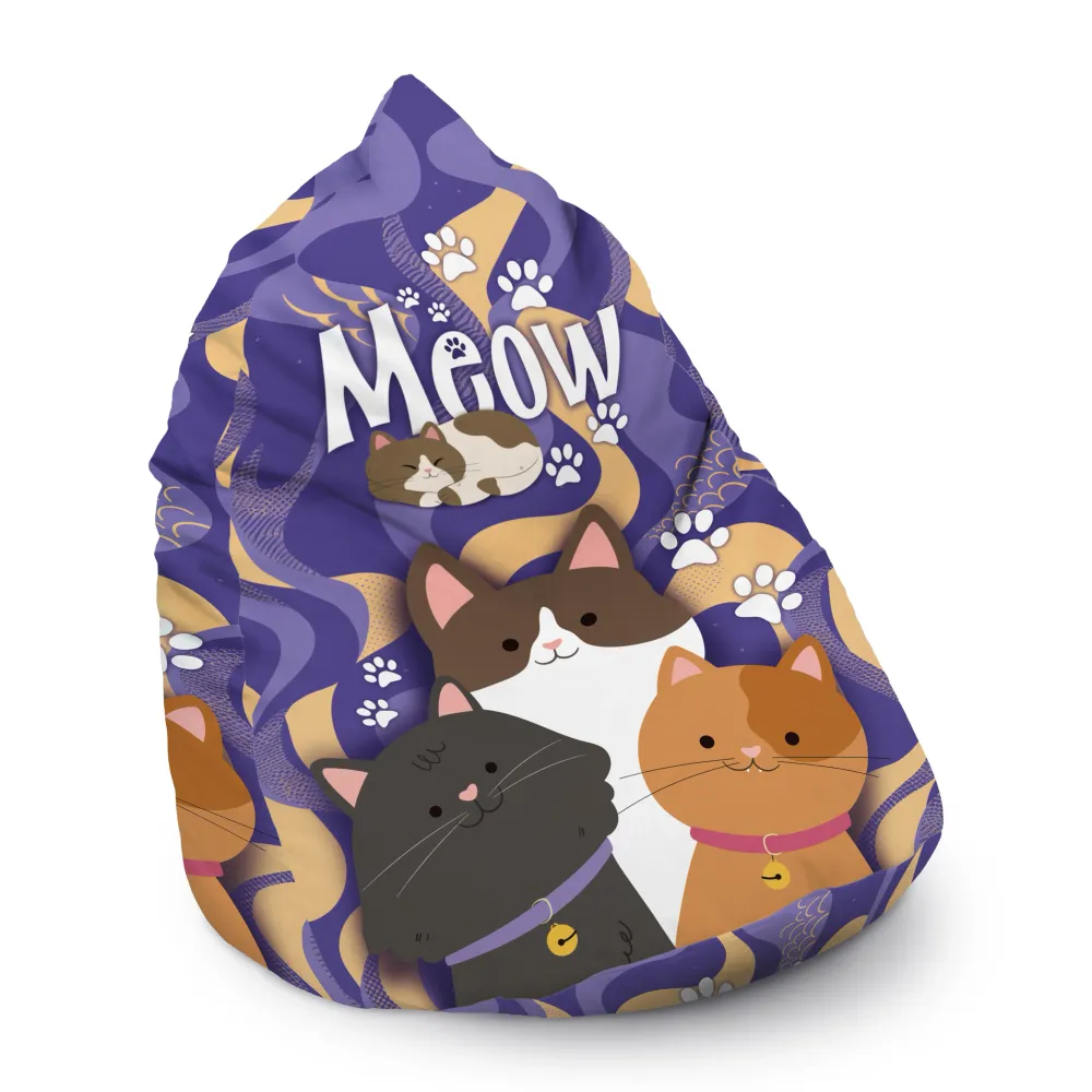 Sako pouffe - Geantă XXL 300L - MEOW