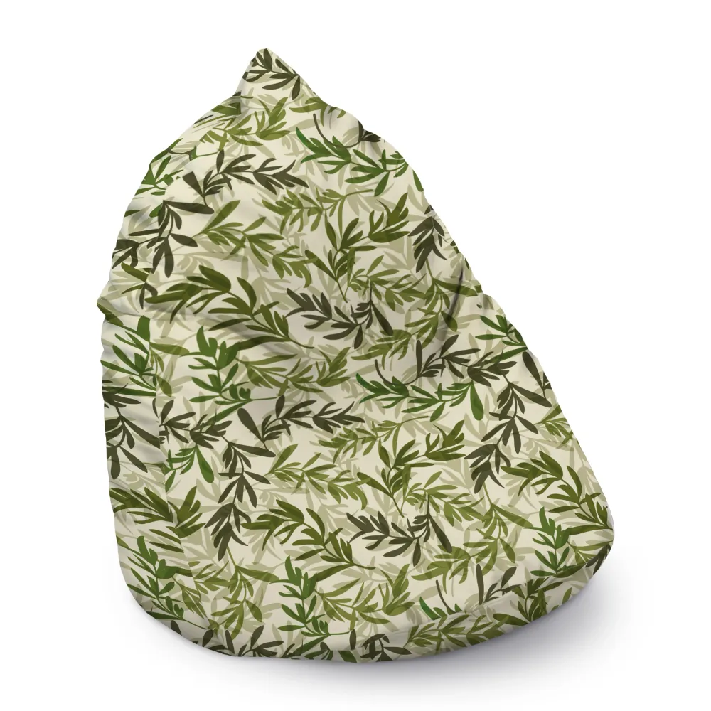Sako pouffe - Geantă XXL 300L - PLANTA VERDE CLAR