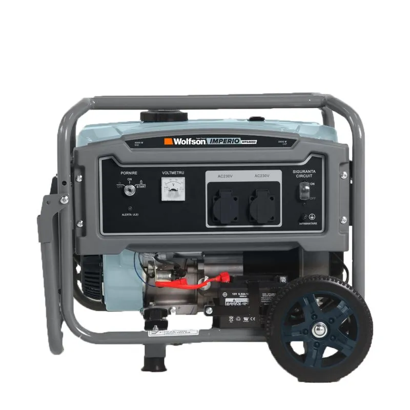 Generator de curent pe benzina Wolfson Imperio 3000, 3000W, monofazat, 7CP, 212cc, RESIGILAT