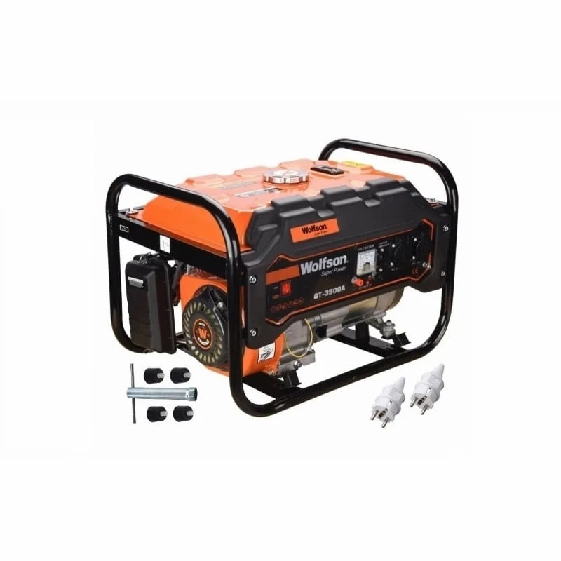 Generator de curent WOLFSON GT-3500A, 2600W, 7 CP, stabilizator tensiune, AVR, monofazat