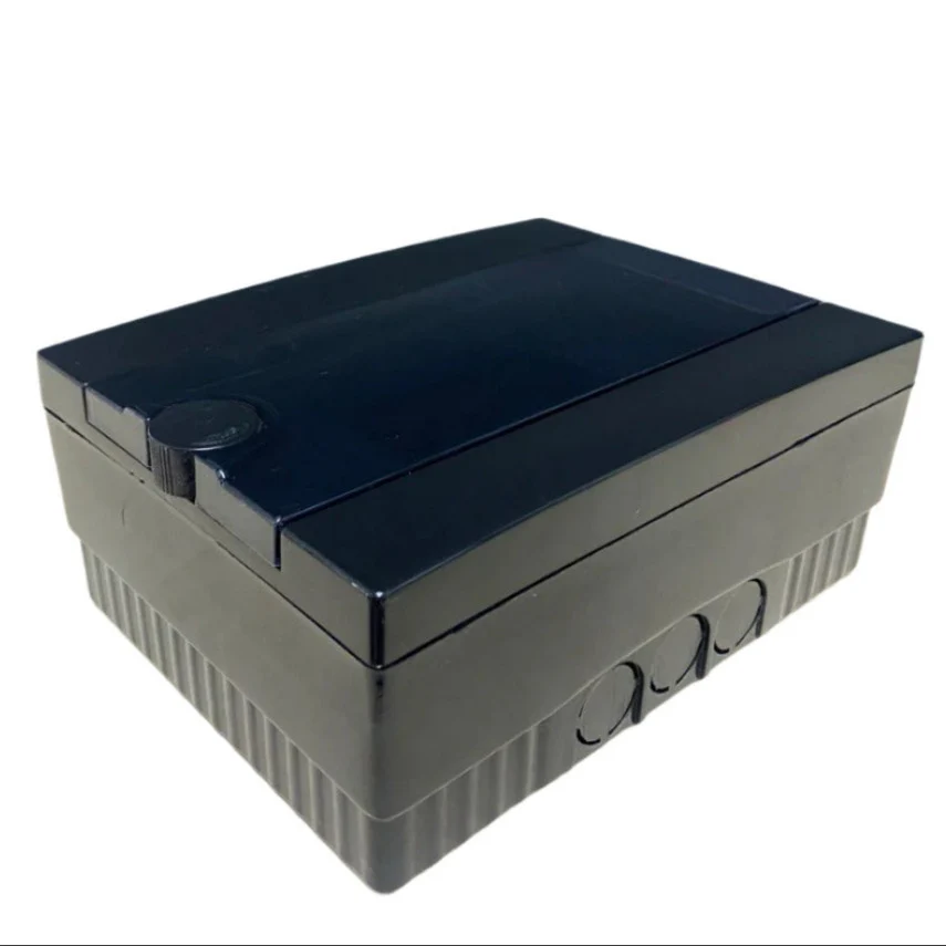 ARS Tablou de distribuție modular 16 MOD (16 siguranțe, 2x8), dulap de distribuție montat la suprafață, plastic, ușă trans...