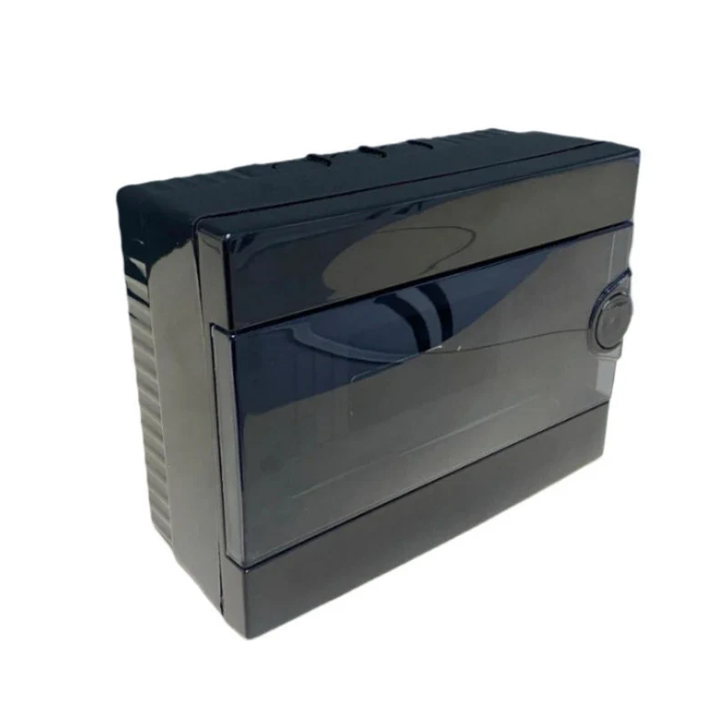 ARS Tablou de distribuție modular 12 MOD (12 siguranțe), dulap de distribuție montat la suprafață, plastic, ușă transparen...