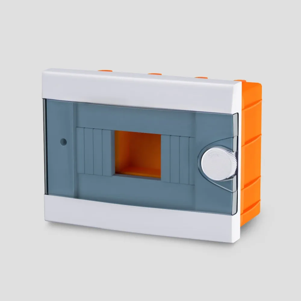 ARS Tablou de distribuție modular 2-6 MOD (2-6 siguranțe), dulap de distribuție din plastic încastrat, ușă transparentă IP...
