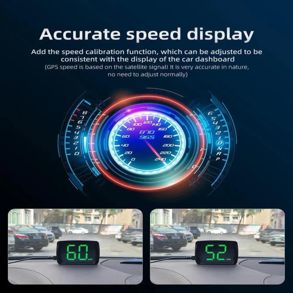 Viterometru GPS universal cu afișaj HD pentru toate vehiculele