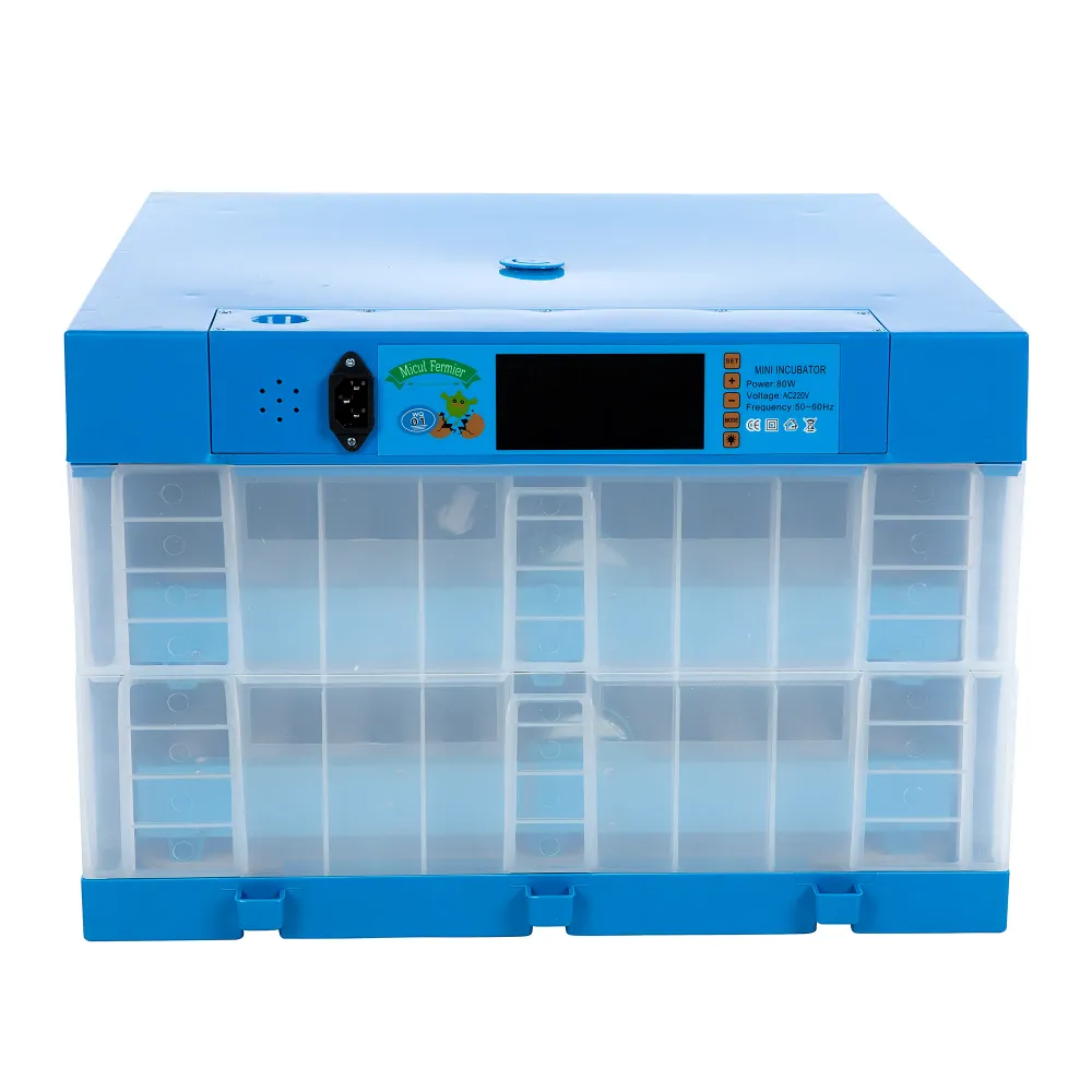 Incubator automat cu 2 etaje 128 oua gaina