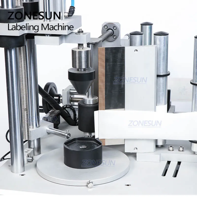 Zonesun ZS-TB300W SEMI-AUTOMATIC PLAT Suprafață Hexagonal Stick Sticker Machine de etichetare