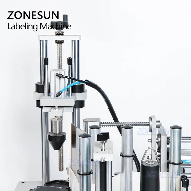 Zonesun ZS-TB300W SEMI-AUTOMATIC PLAT Suprafață Hexagonal Stick Sticker Machine de etichetare