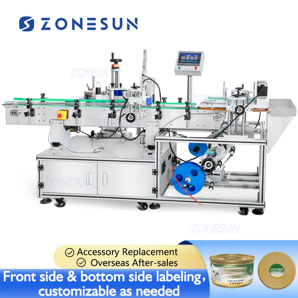 ZONESUN ZS-TB822Y SISTEMUL DUAL DUAL PROSKEON PREZĂ CANSURI DE METALE COMSTICE CREEMSTIC STICLA FRONTARĂ ȘI DOCTĂTOR Etich...